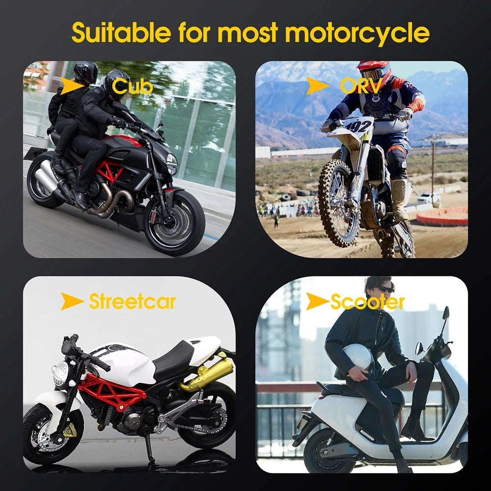 Motorcycle TPMS Bluetooth Tire Pressure Monitoring System-Portable