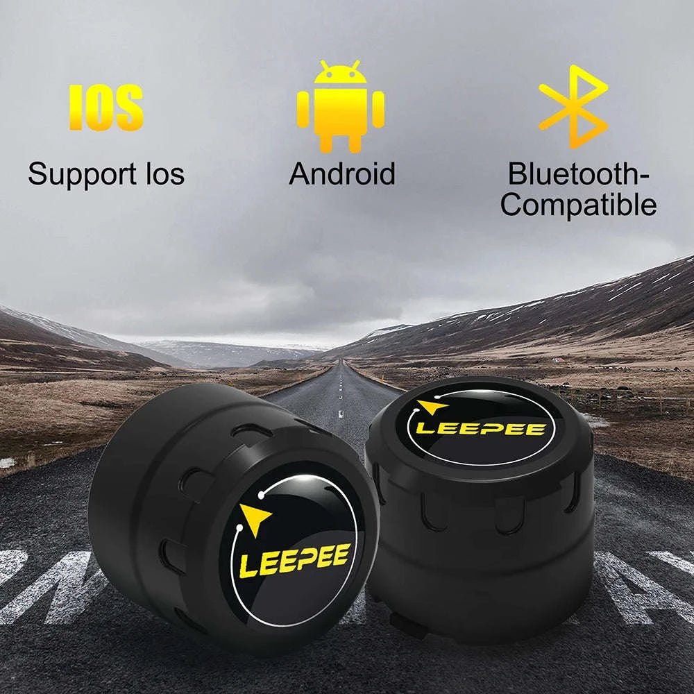 Motorcycle TPMS Bluetooth Tire Pressure Monitoring System-Portable