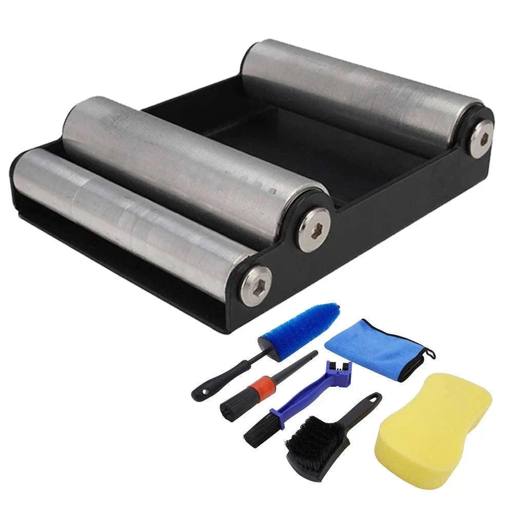 Motorcycle Universal Tire Cleaning Stand for Fast Wheel Care-Set