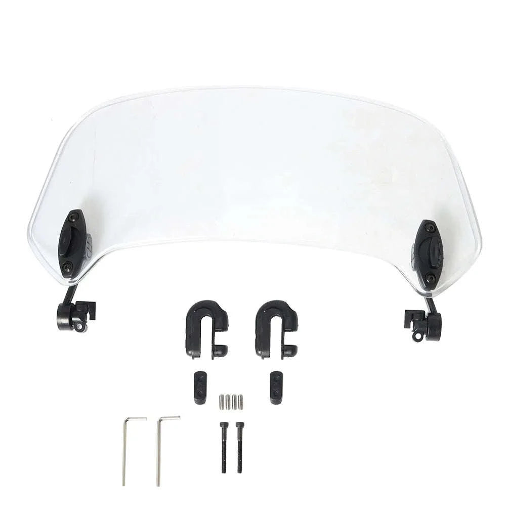 Motorcycle Windshield Extension Spoiler for Enhanced Wind Protection-big size
