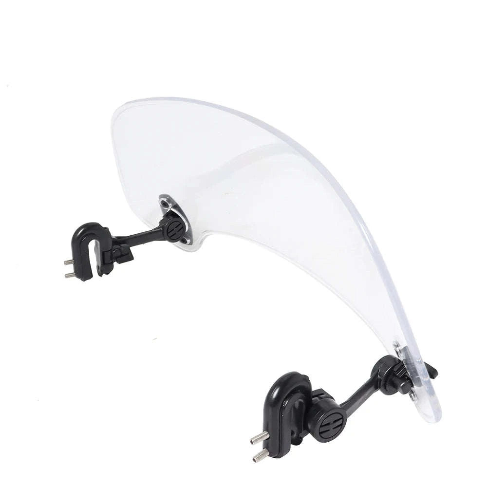Motorcycle Windshield Extension Spoiler for Enhanced Wind Protection-big size
