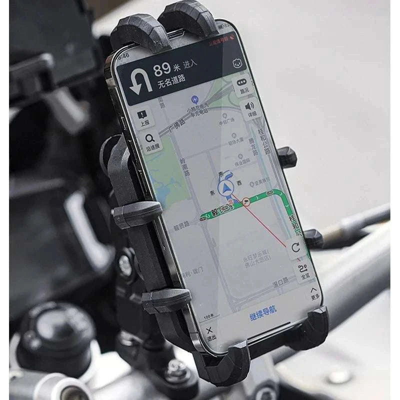 Motorcycle Wireless Charging Phone Mount with 360° Rotation Holder-Charging - mirror