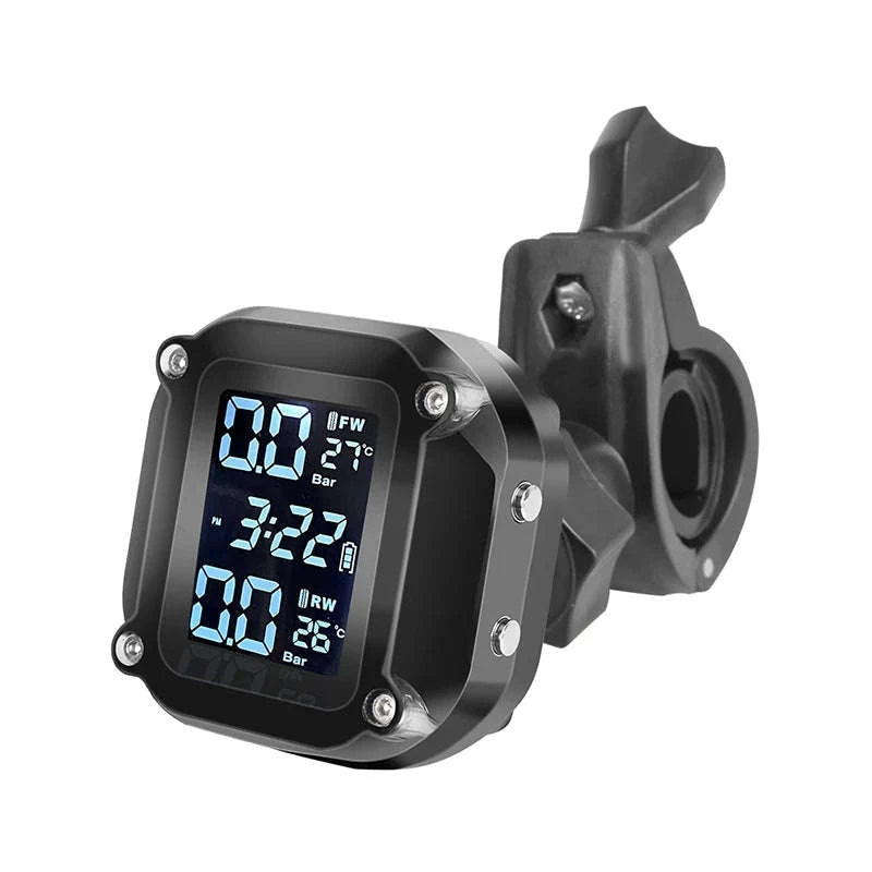 Motorcycle Wireless Tire Pressure Detector with Digital Display-M5 external