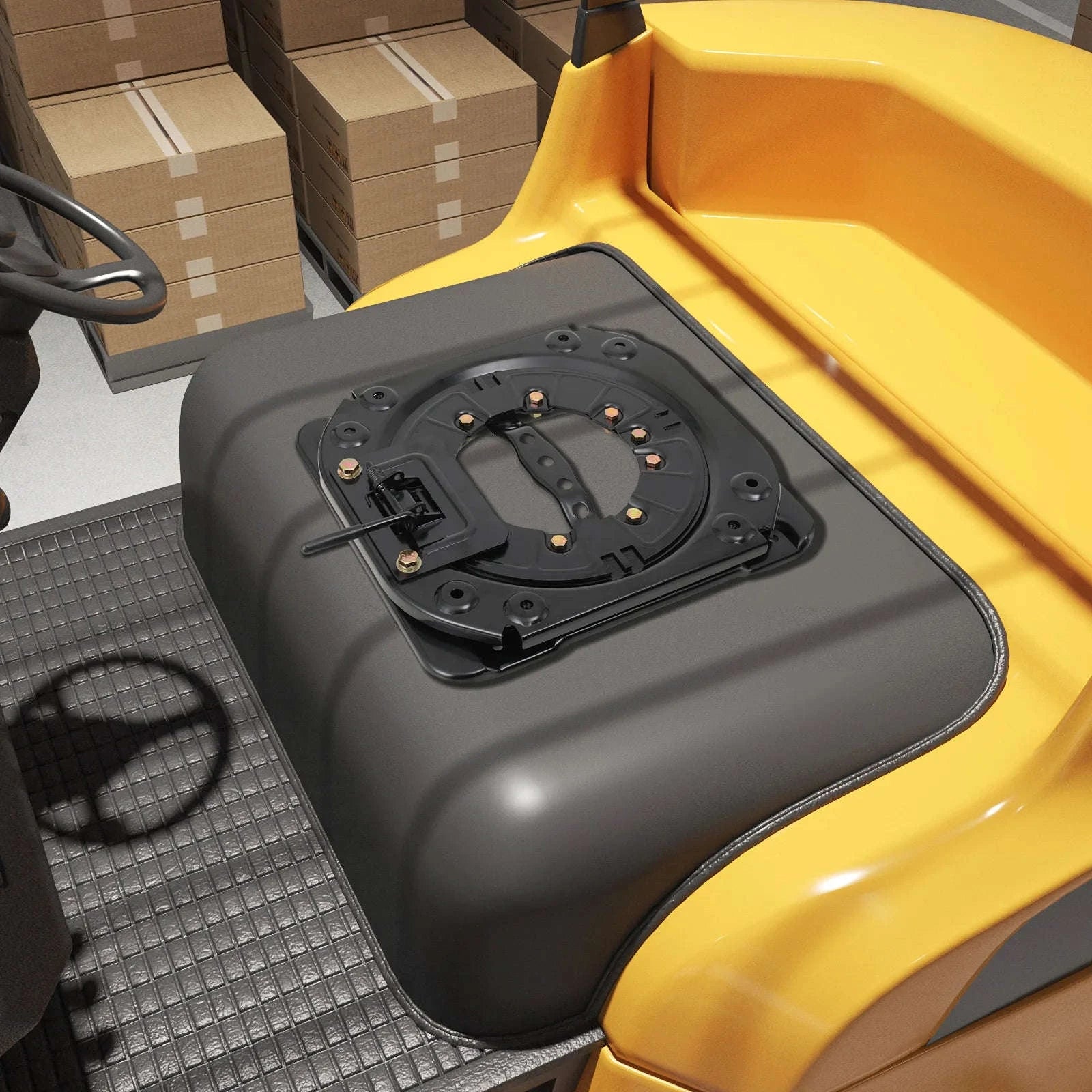 Motorhome Seat Swivel Turntable-black / Germany