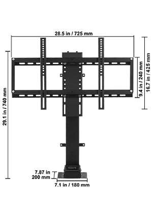Motorized TV Lift Stand with Remote, Adjustable Height 42.3"–73.8"-20in 500mm Stroke / other / spain
