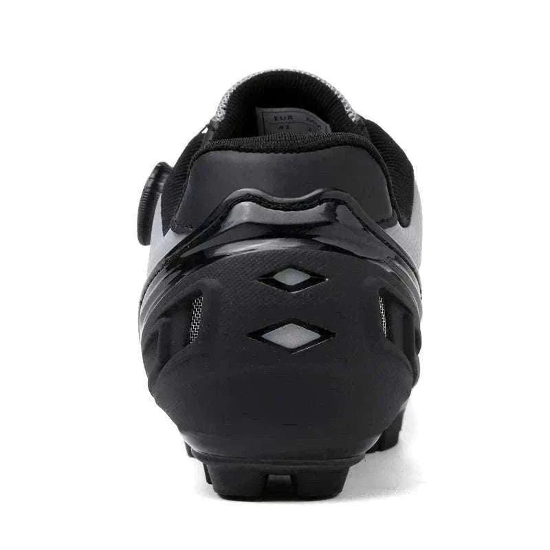 Mountain Bike Cycling Shoes Breathable Lace-Up MTB Sneakers-GreyMTB / 37