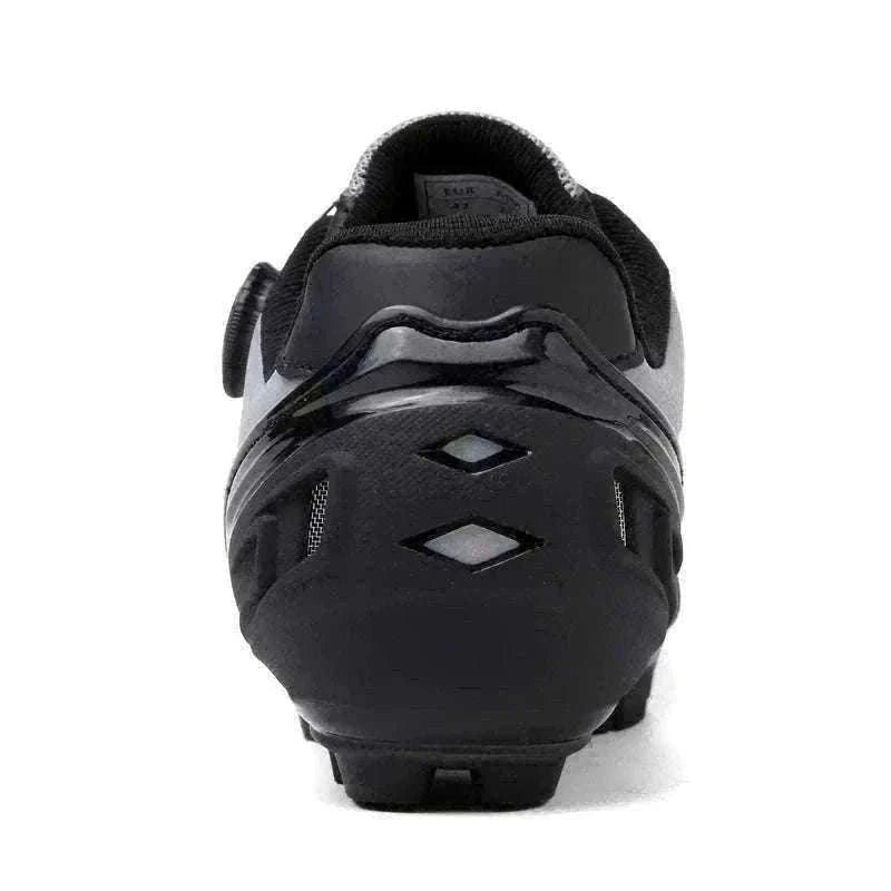 Mountain Bike Cycling Shoes Breathable Lace-Up MTB Sneakers-GreyMTB / 37