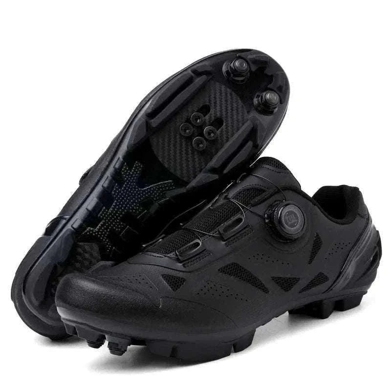 Mountain Bike Cycling Shoes Breathable Lace-Up MTB Sneakers-GreyMTB / 37