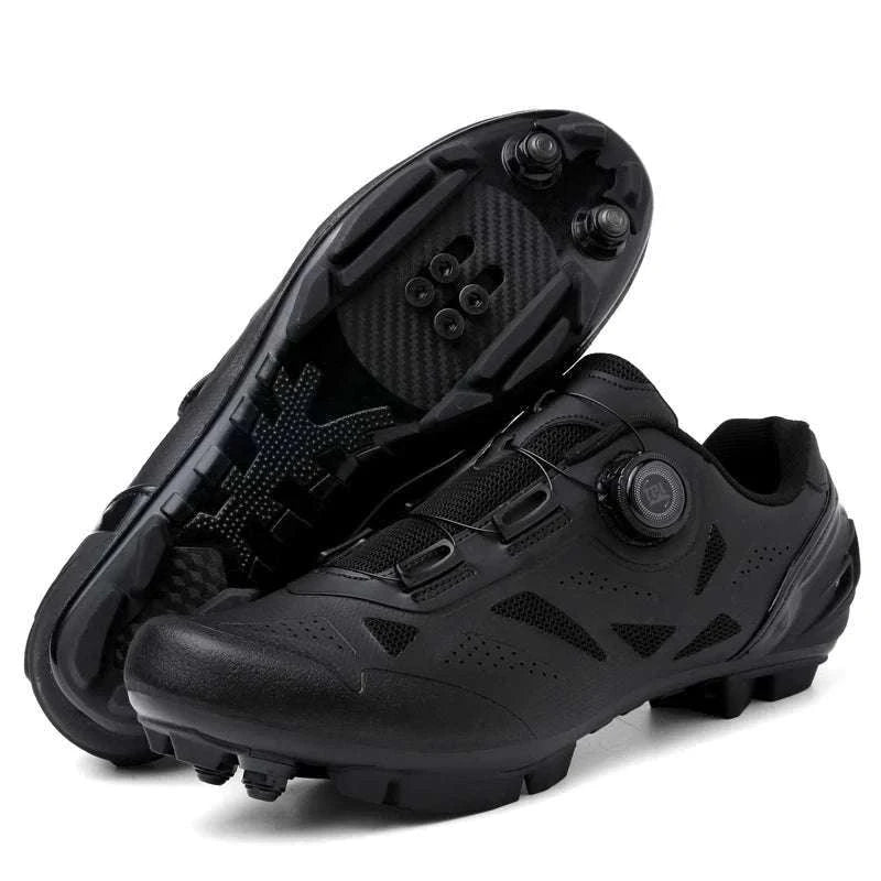 Mountain Bike Cycling Shoes Breathable Lace-Up MTB Sneakers-GreyMTB / 37