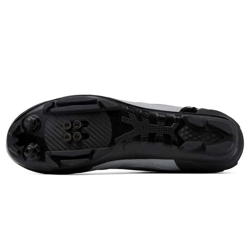 Mountain Bike Cycling Shoes Breathable Lace-Up MTB Sneakers-GreyMTB / 37