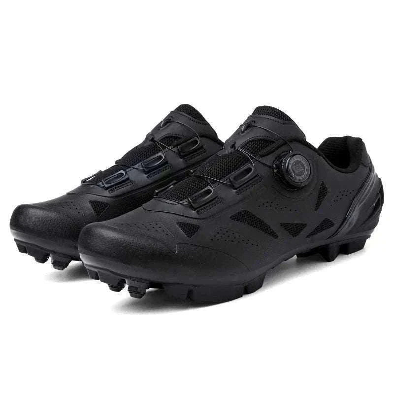Mountain Bike Cycling Shoes Breathable Lace-Up MTB Sneakers-GreyMTB / 37