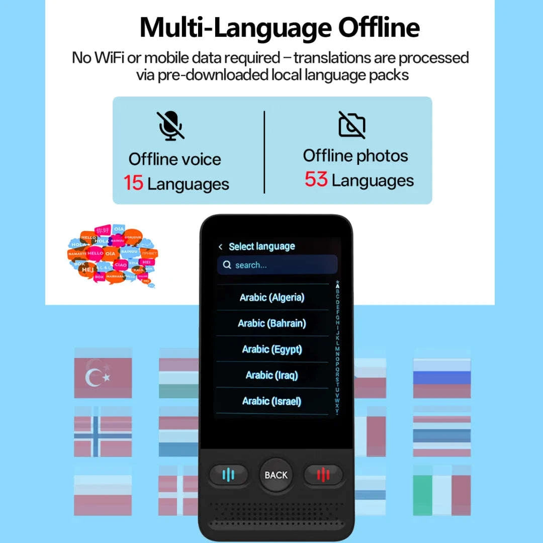 MSAI T13 AI Translator with 160-Language Support-T13