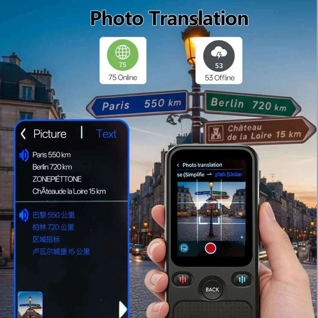 MSAI T20 160-Language Translator with Camera and Voice-T20