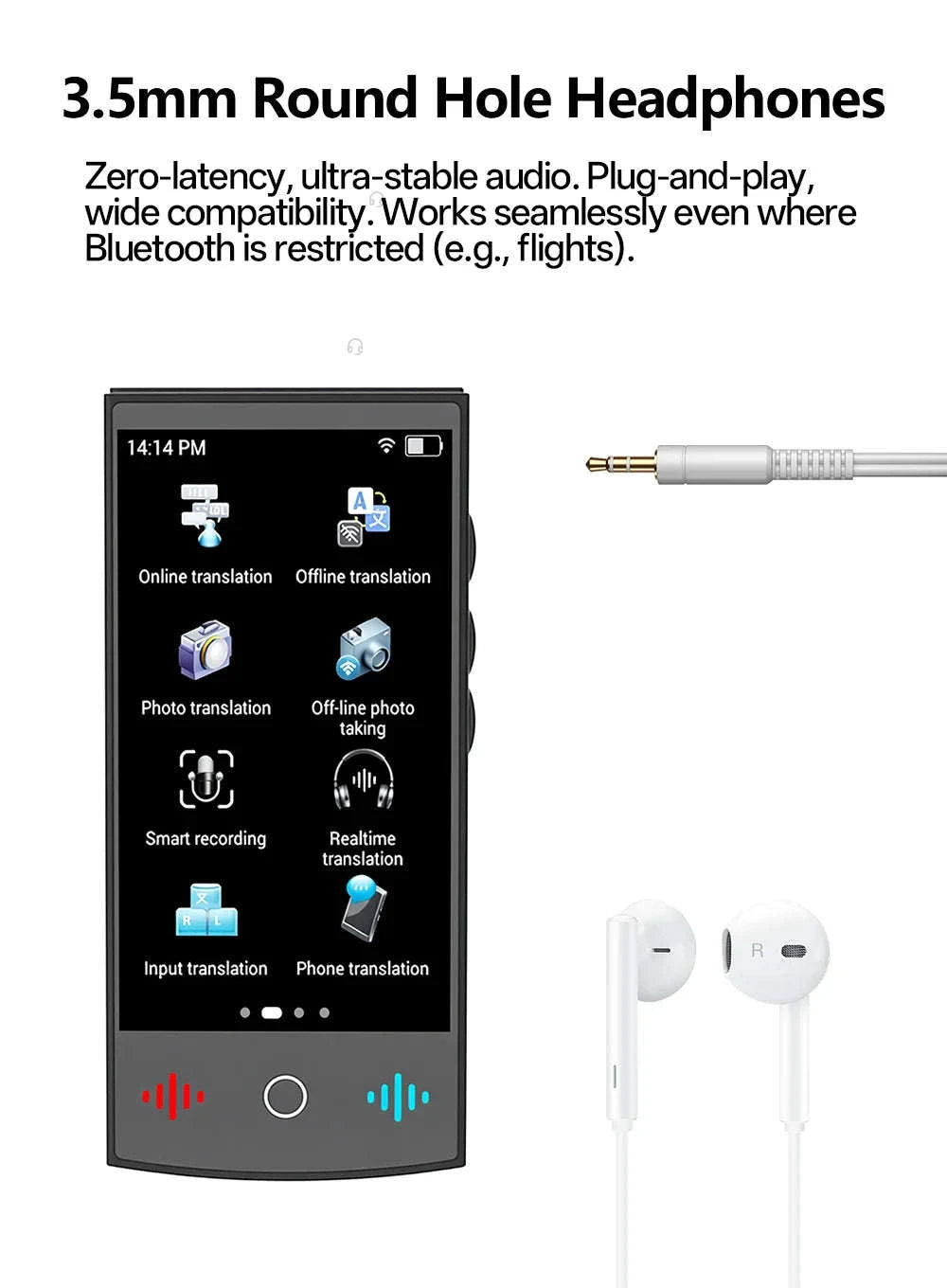 MSAI T26 160 Languages Voice Translator Online Photo 75 Languages Audio Translate 115 Offline Real Time Translation for Travel-T26