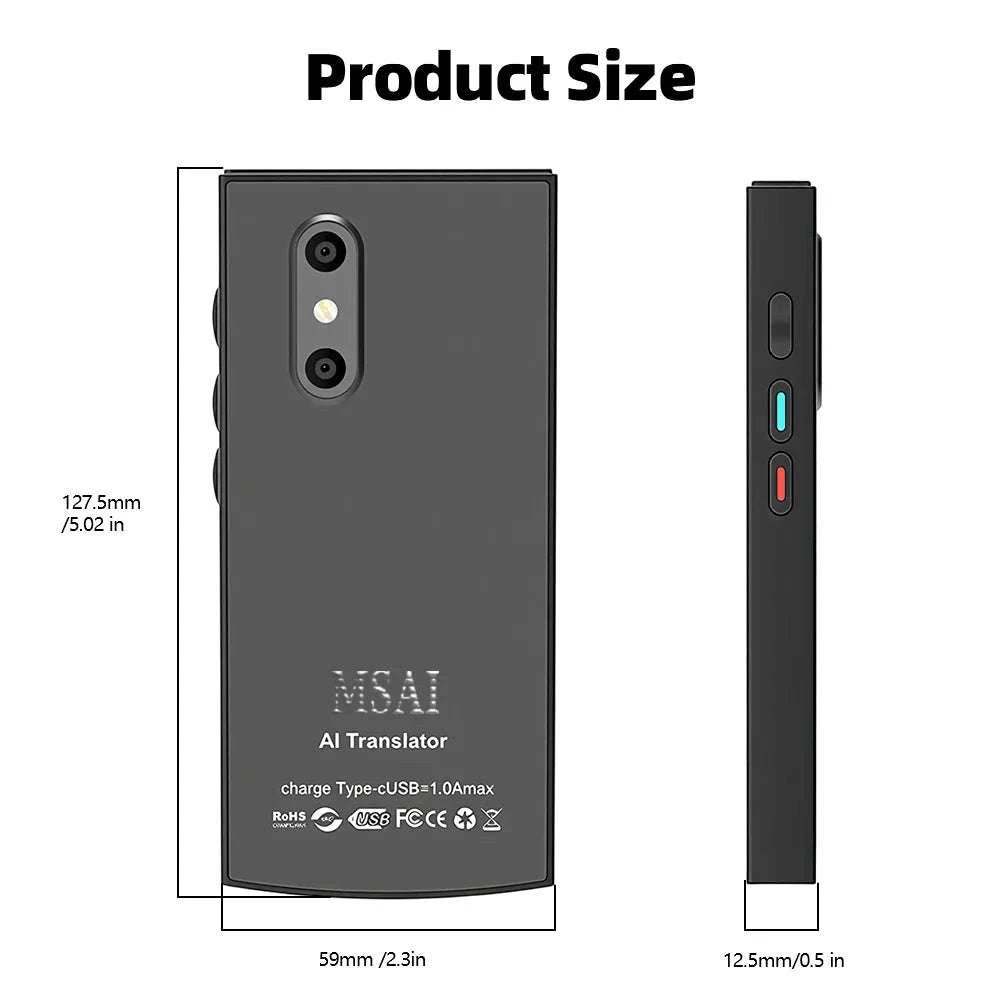 MSAI T26 160 Languages Voice Translator Online Photo 75 Languages Audio Translate 115 Offline Real Time Translation for Travel-T26