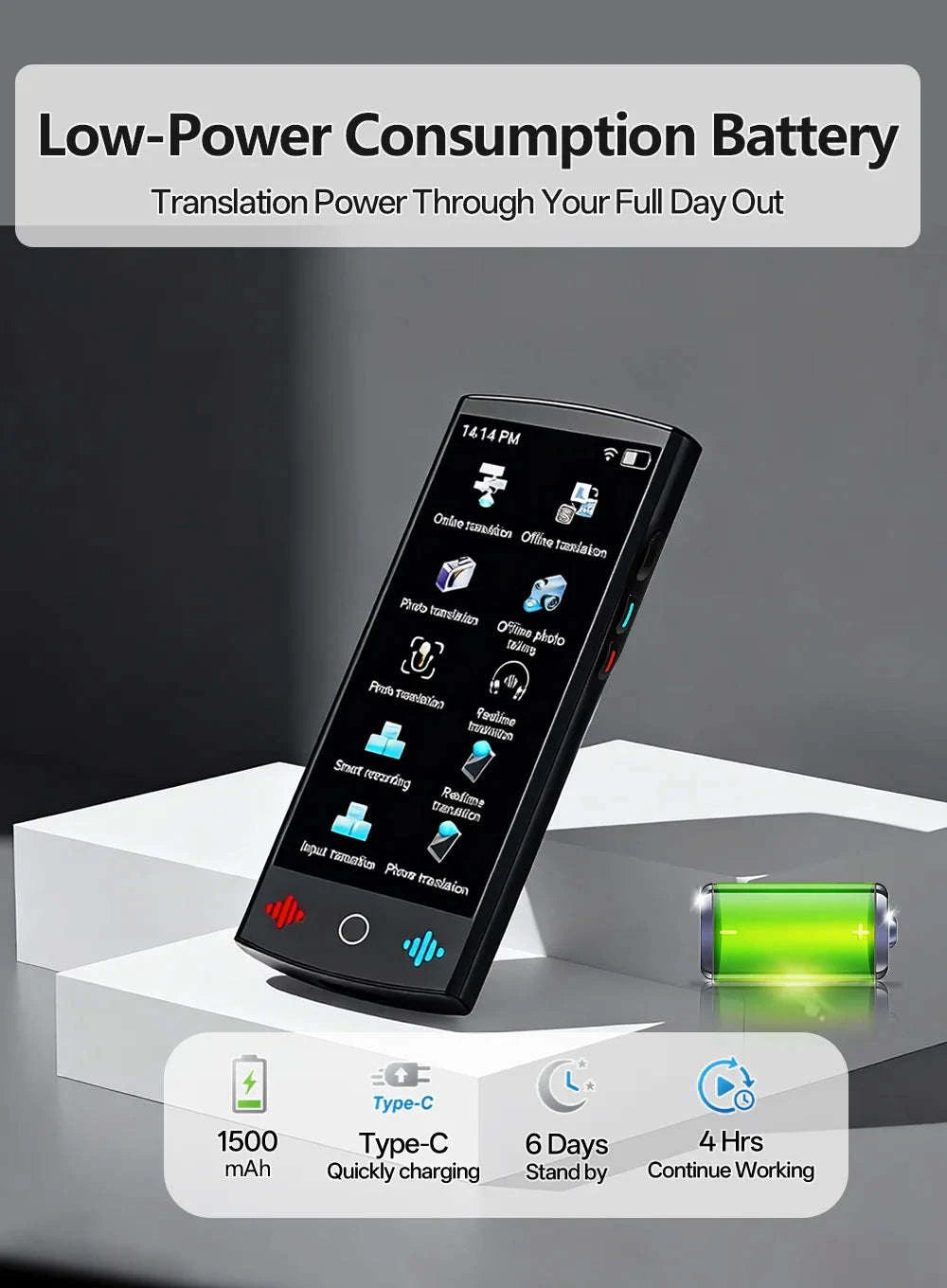 MSAI T26 160 Languages Voice Translator Online Photo 75 Languages Audio Translate 115 Offline Real Time Translation for Travel-T26
