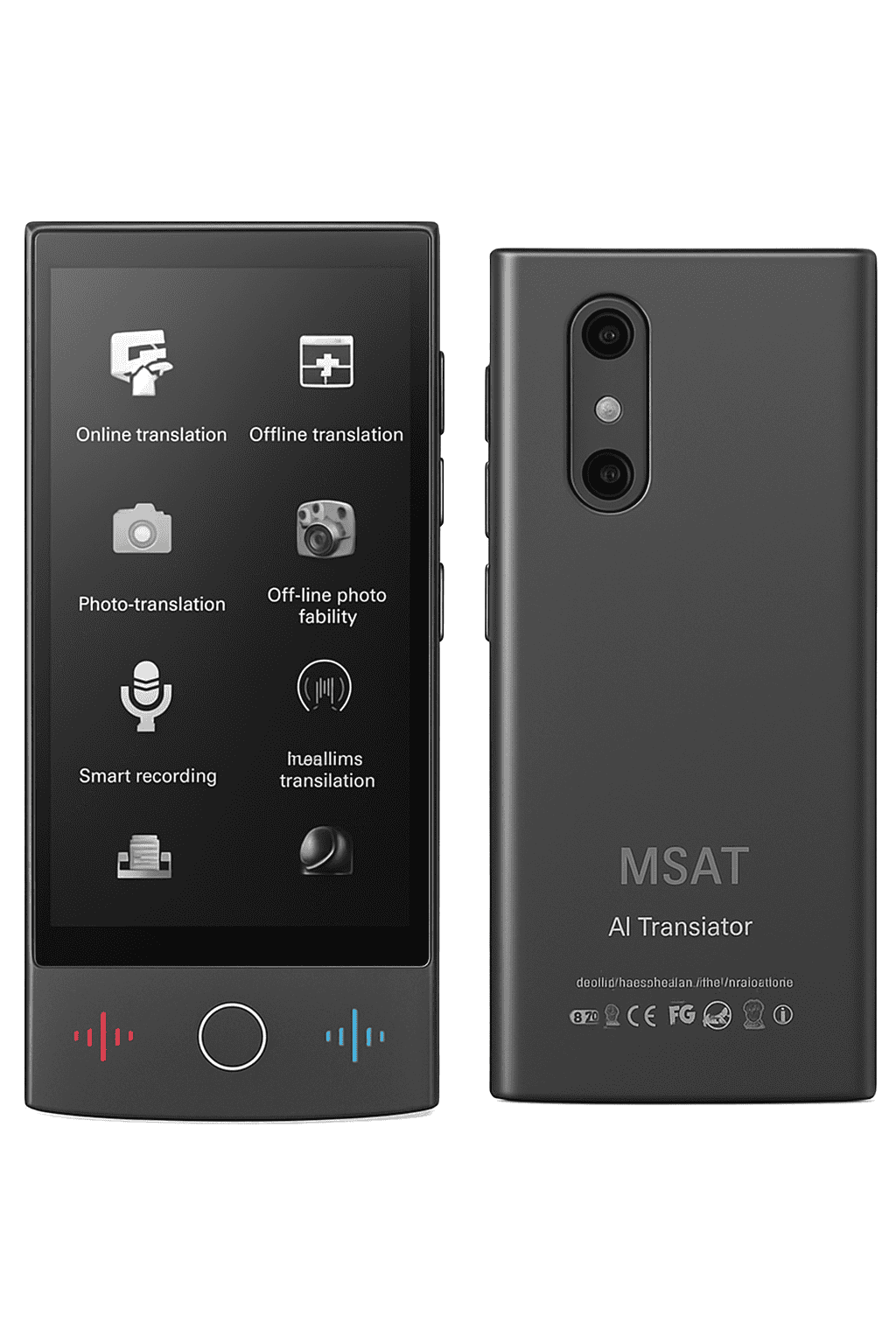 MSAI T26 Voice Translator for Travel and Cross-Language Chat-T26
