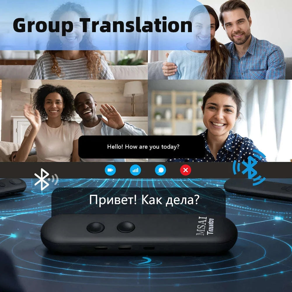 MSAI T4 Smart Voice Translator with 131 Languages-New T4 pro