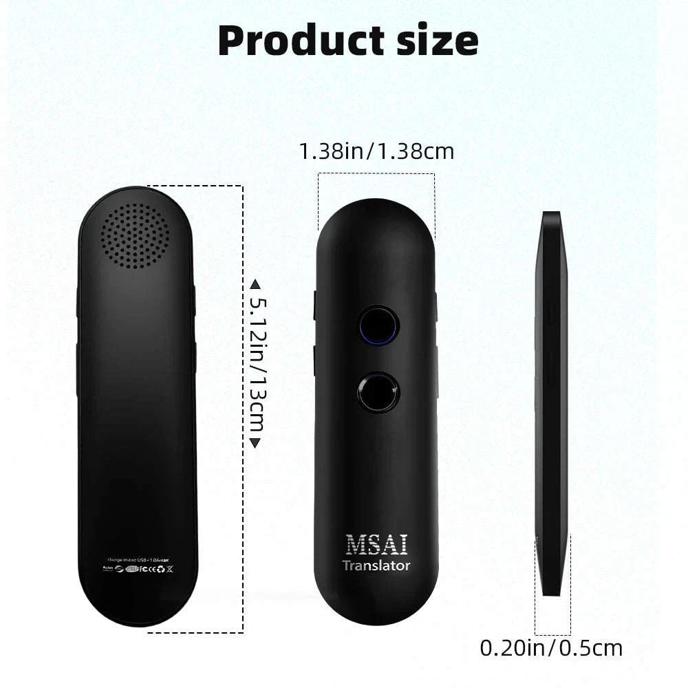 MSAI T4 Smart Voice Translator with 131 Languages-New T4 pro