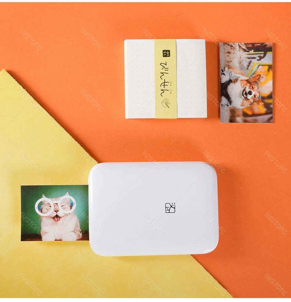 MT53 Pocket Photo Printer – Wireless Thermal Printer-Printer add 5pcs / Other