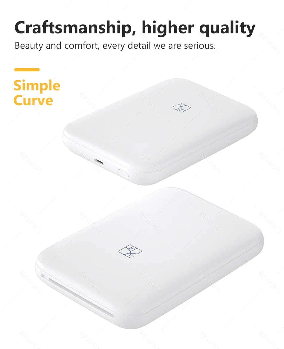 MT53 Pocket Photo Printer – Wireless Thermal Printer-Printer add 5pcs / Other