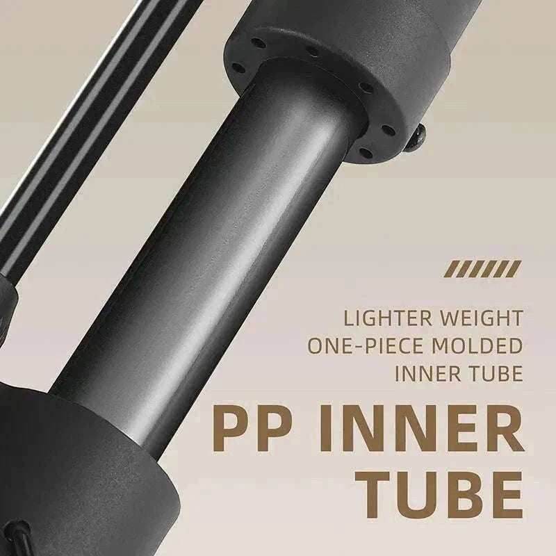 MTB Bicycle Pump 80 PSI Manual Floor Inflator-black