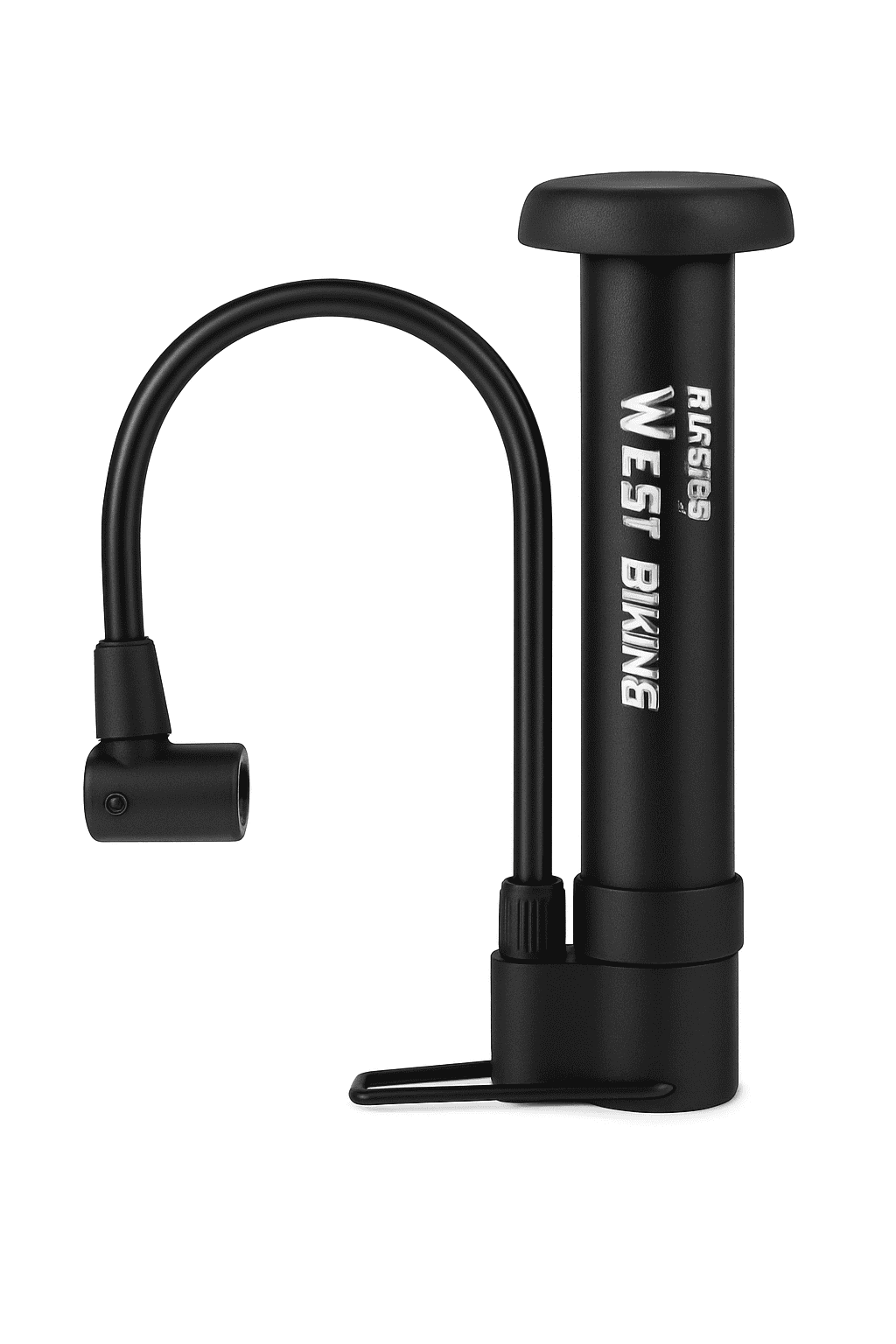 MTB Bicycle Pump 80 PSI Manual Floor Inflator-black