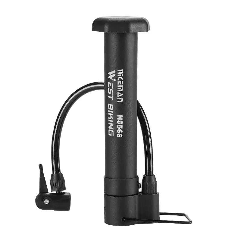 MTB Bicycle Pump 80 PSI Manual Floor Inflator-black