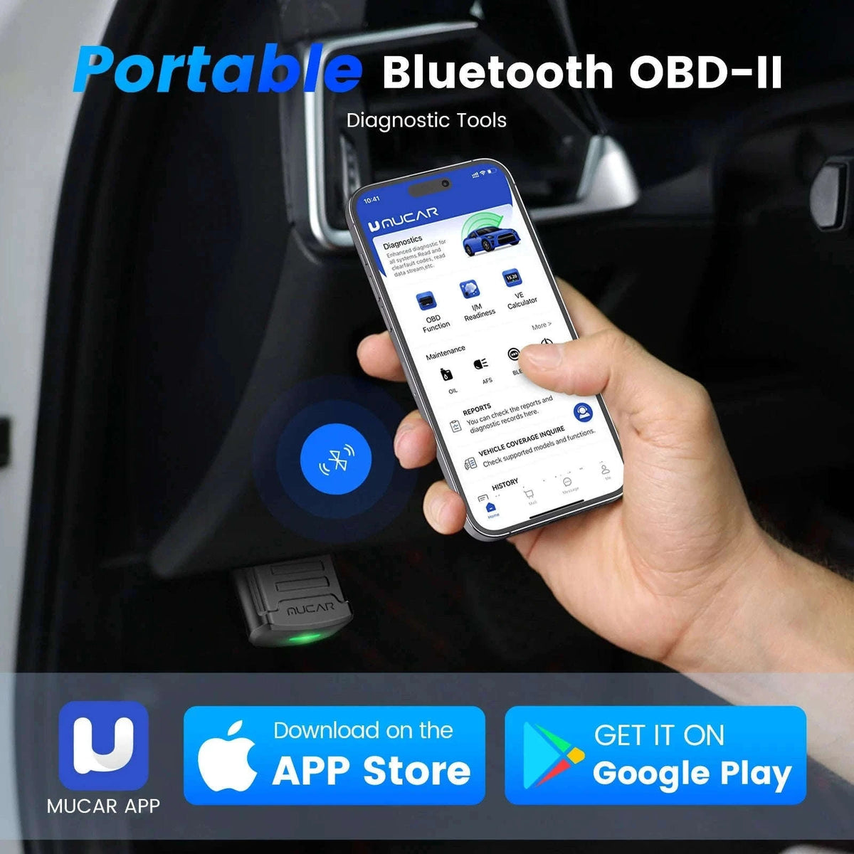 MUCAR BT200/BT200 Pro OBD2 Diagnostic Scanner for All Cars-BT200 Pro / Russian Federation