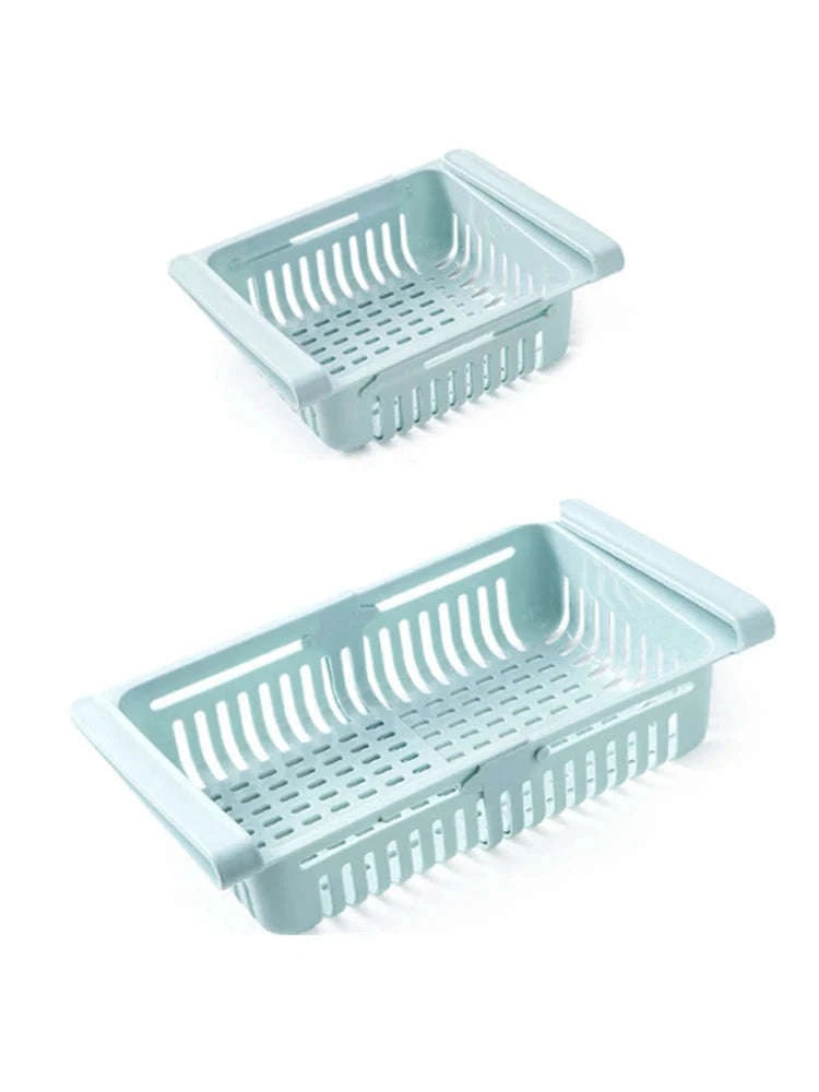 Multi-Functional Refrigerator Storage Basket-Blue