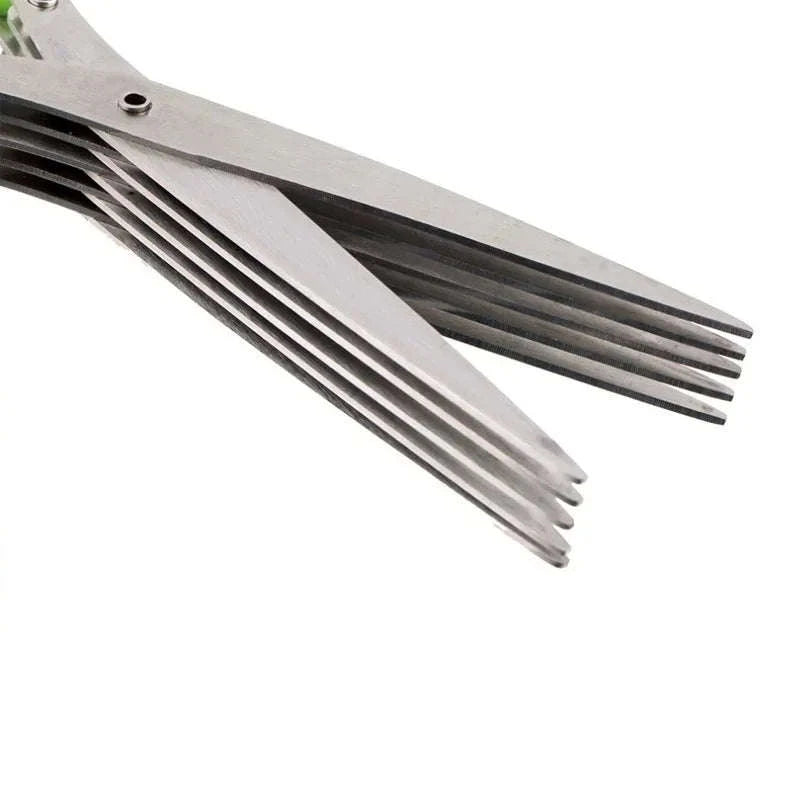 Multi-Functional Stainless Steel Kitchen Scissors-5 Layers