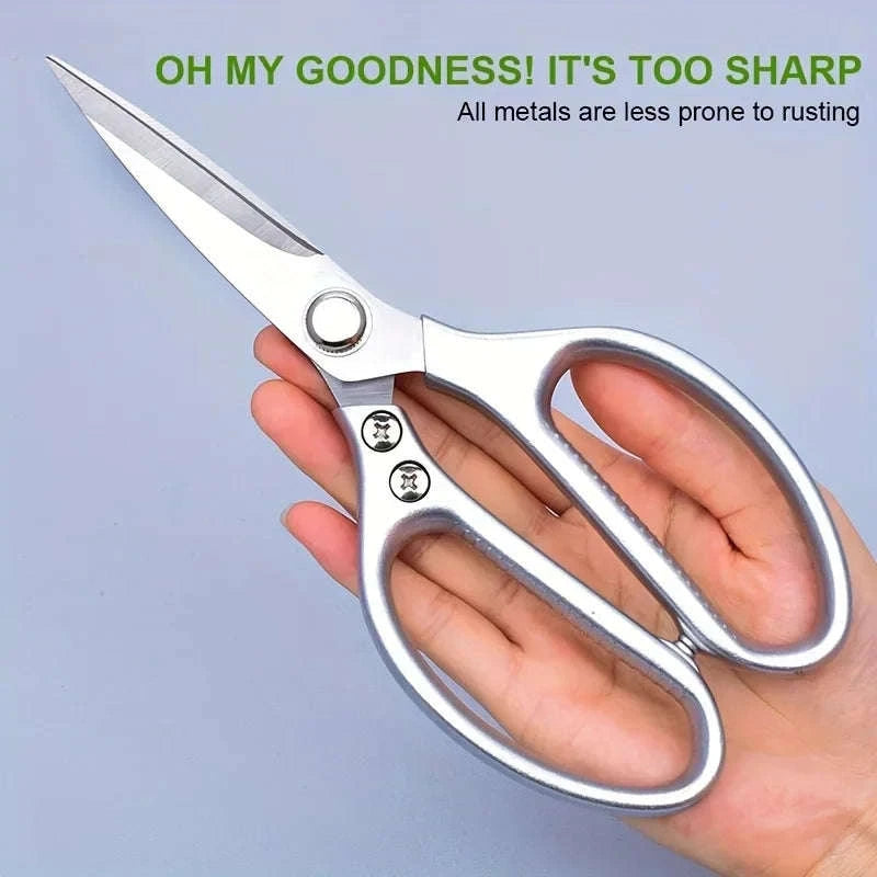 Multi-Purpose Stainless Steel Kitchen Shears for Everyday Cooking-1pc