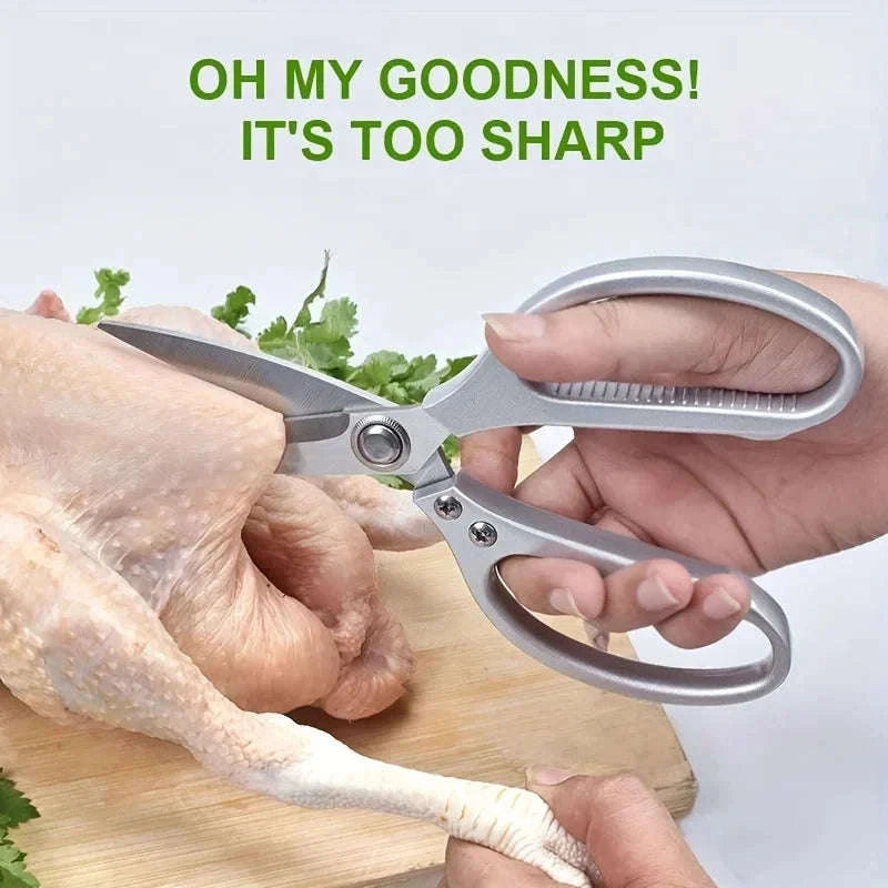 Multi-Purpose Stainless Steel Kitchen Shears for Everyday Cooking-1pc
