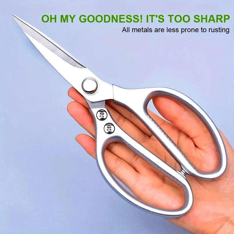Multi-Purpose Stainless Steel Kitchen Shears for Everyday Cooking-1pc