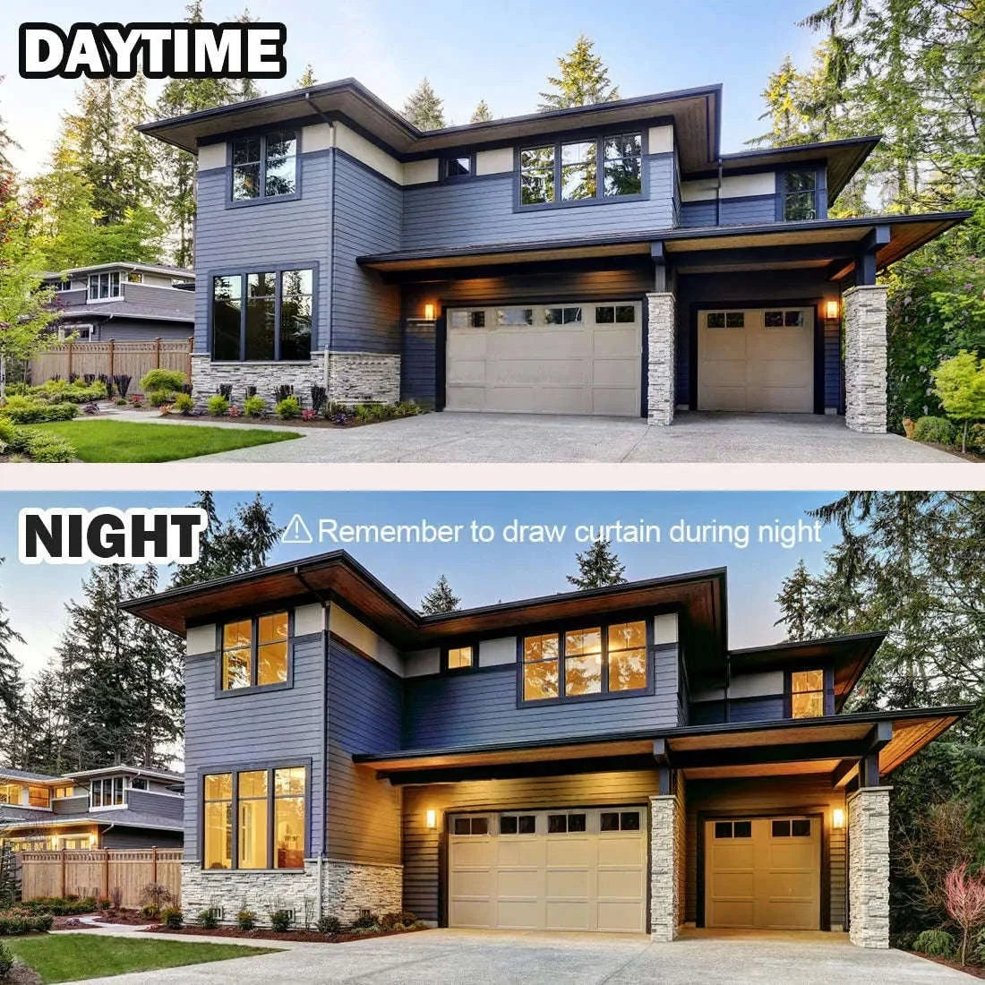 Multi-Size One Way Mirror Window Film for Privacy-Silver-silver / 90x500 cm