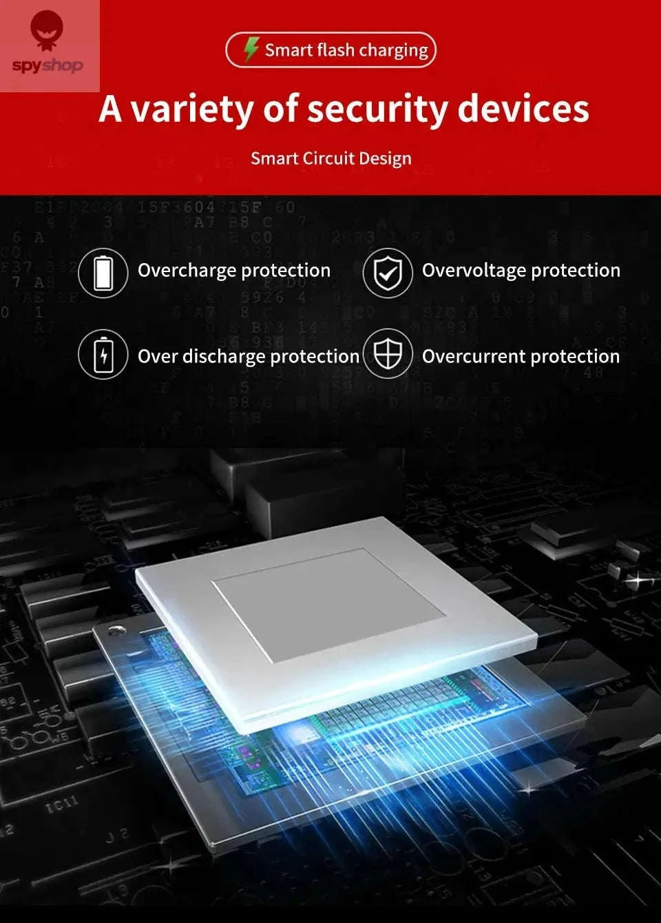 Multi‑Slot USB 18650 Battery Charger-4 slots