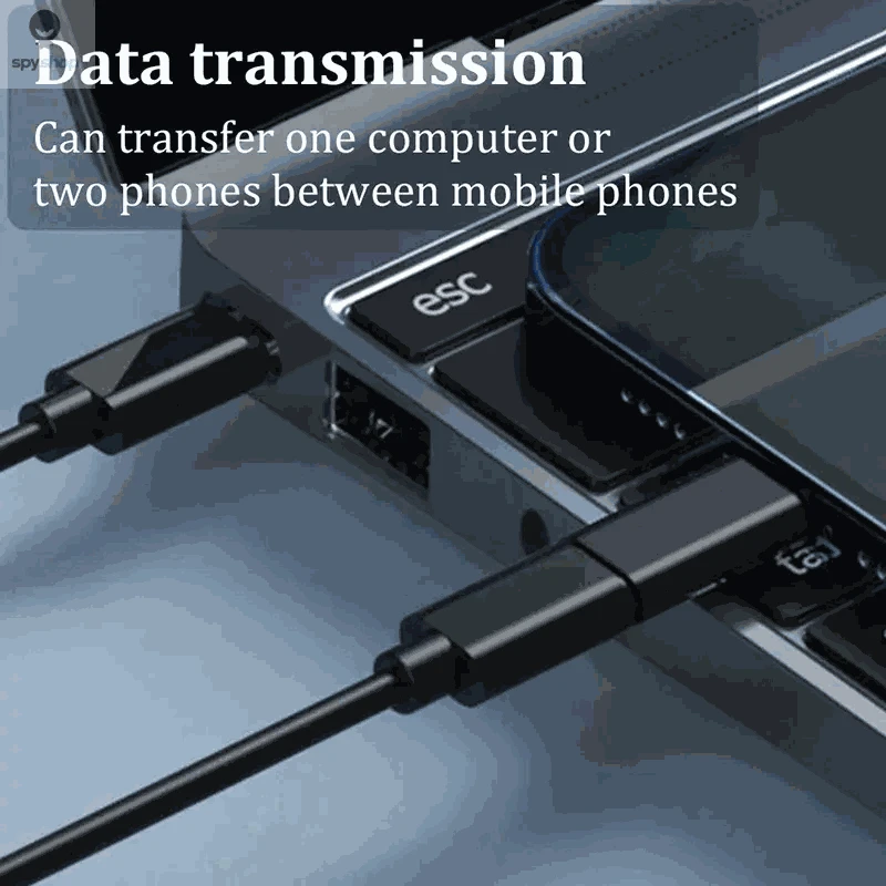 Multi USB Charging Adapter Cable Kit – 65W Fast Charging & Multi‑Device Connectivity-black