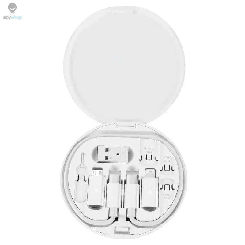 Multi USB Charging Adapter Cable Kit – 65W Fast Charging & Multi‑Device Connectivity-black