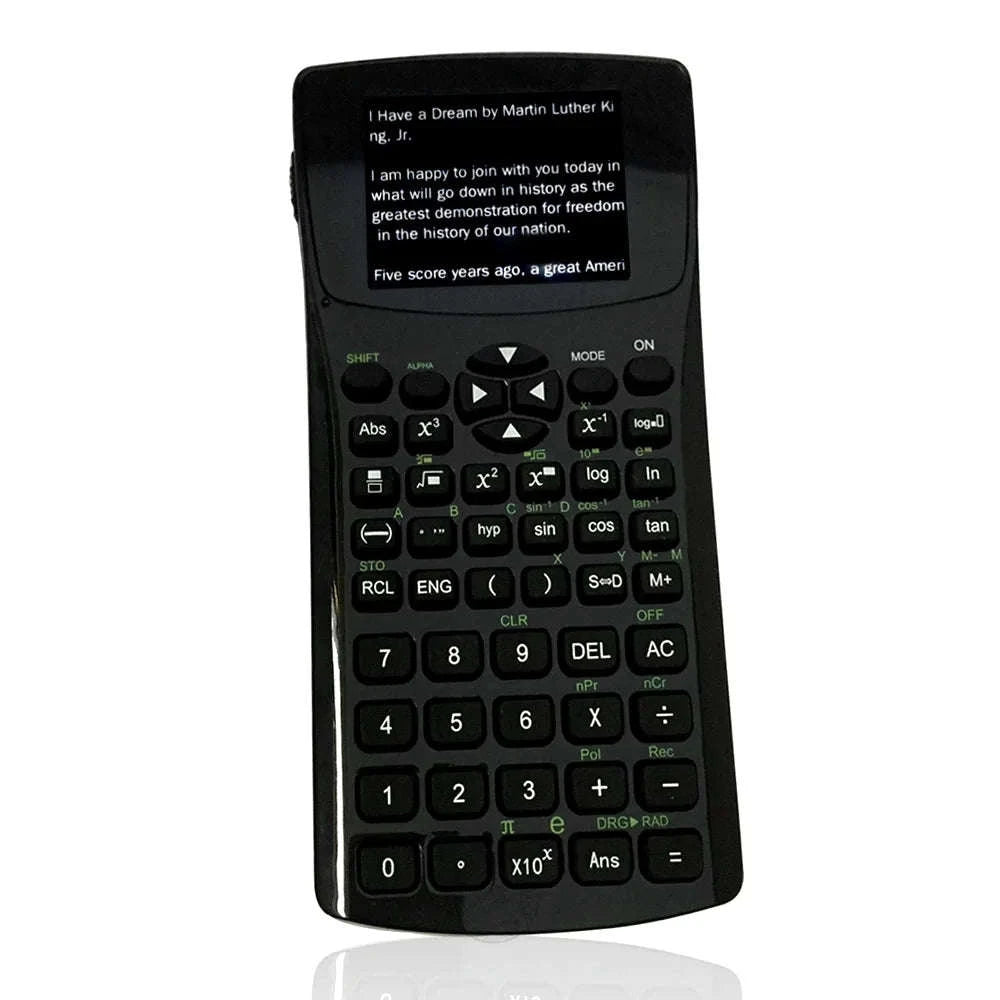 Multifunction Calculator with E‑Book Reader, Video & Music Player-black / 4GB