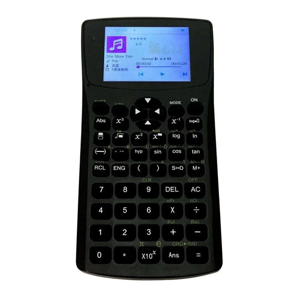Multifunction Calculator with E‑Book Reader, Video & Music Player-black / 4GB