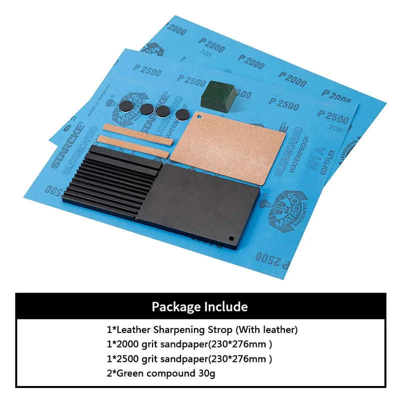 Multifunction Leather Sharpening Strop for Knife & Edge Beveler-Sharpening Strop / United States