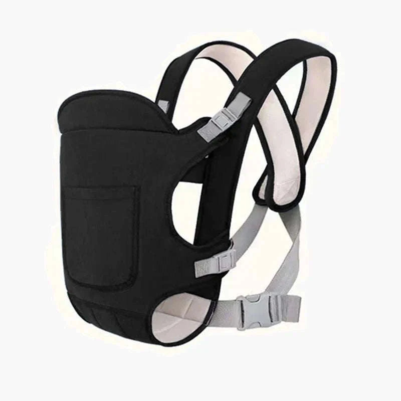 Multifunctional Baby Carrier Sling with 4 Carrying Methods-Black