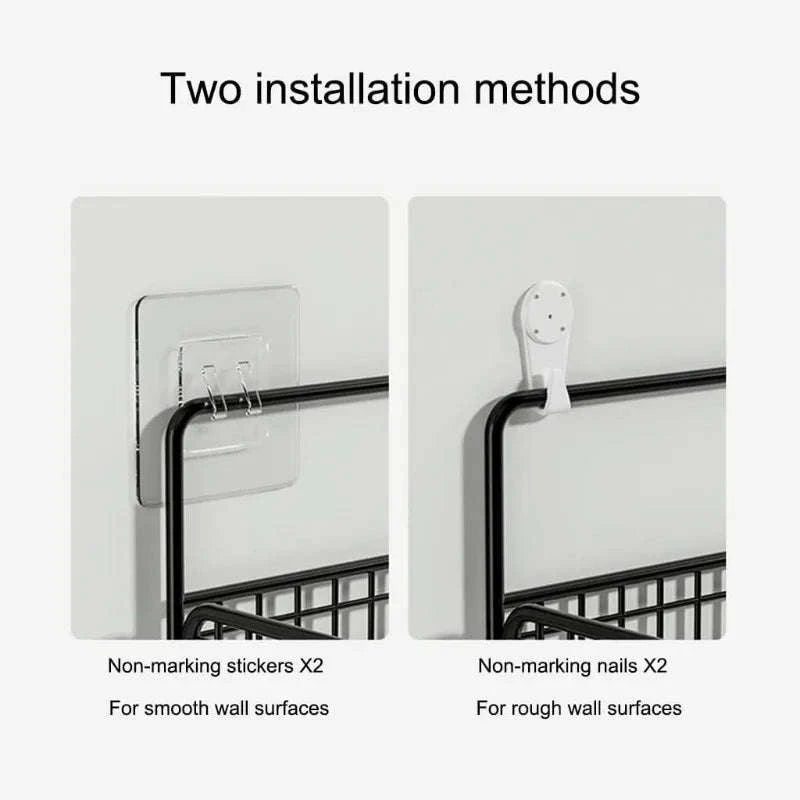 Multifunctional Bathroom Organizer-Black-S-1PC