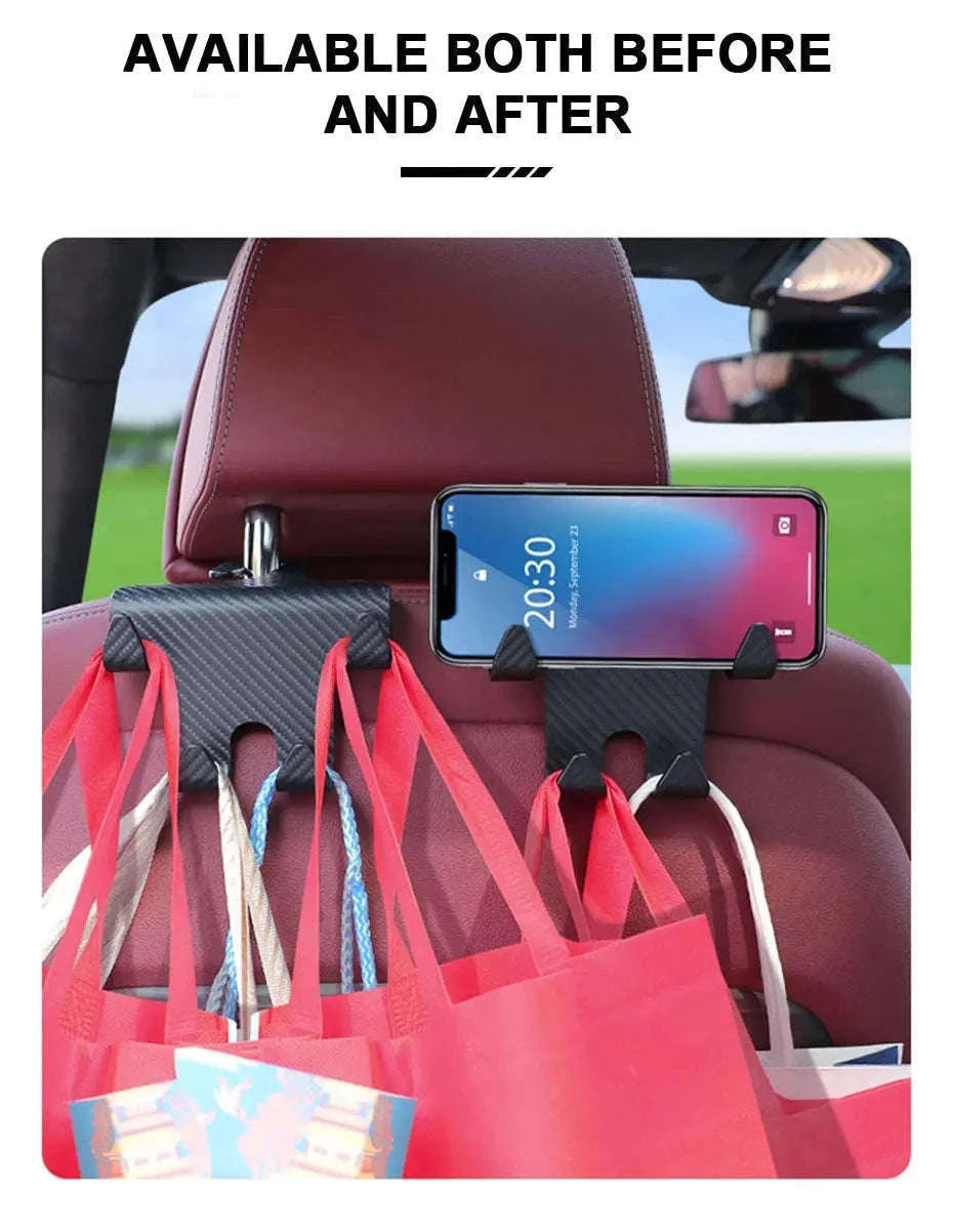Multifunctional Car Headrest Seat Back Hook-1pc