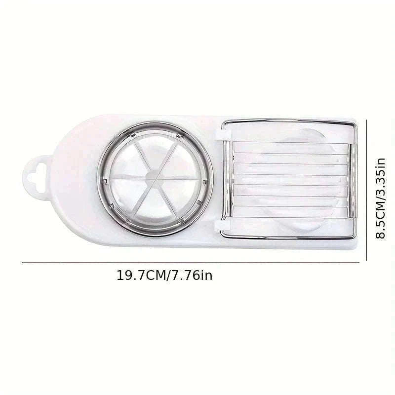 Multifunctional Egg Slicer for Clean, Even Food Prep-1PC- Red