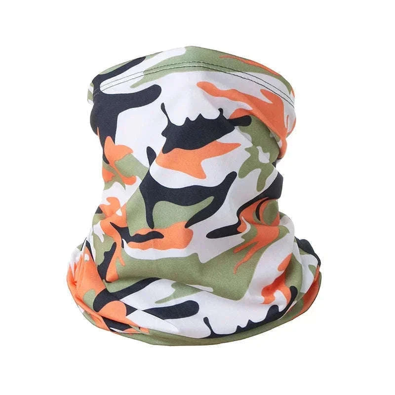 Multifunctional Headwear Bandana Scarf for Cycling and Outdoor Use-F