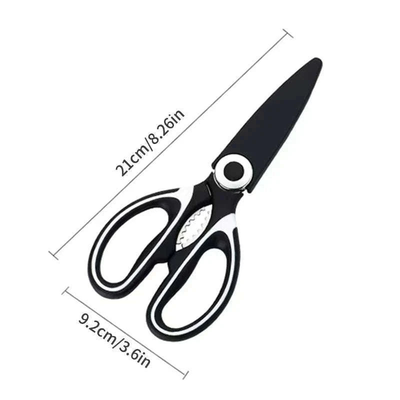 Multifunctional Kitchen Scissors for Faster Food Prep-Stainless stee