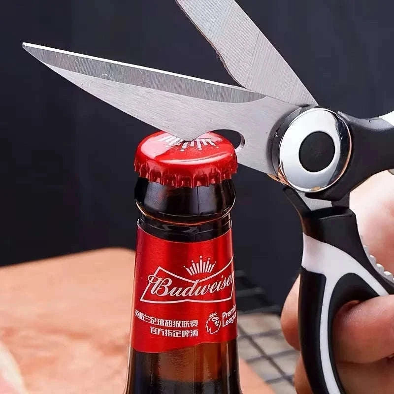 Multifunctional Kitchen Scissors for Faster Food Prep-Stainless stee