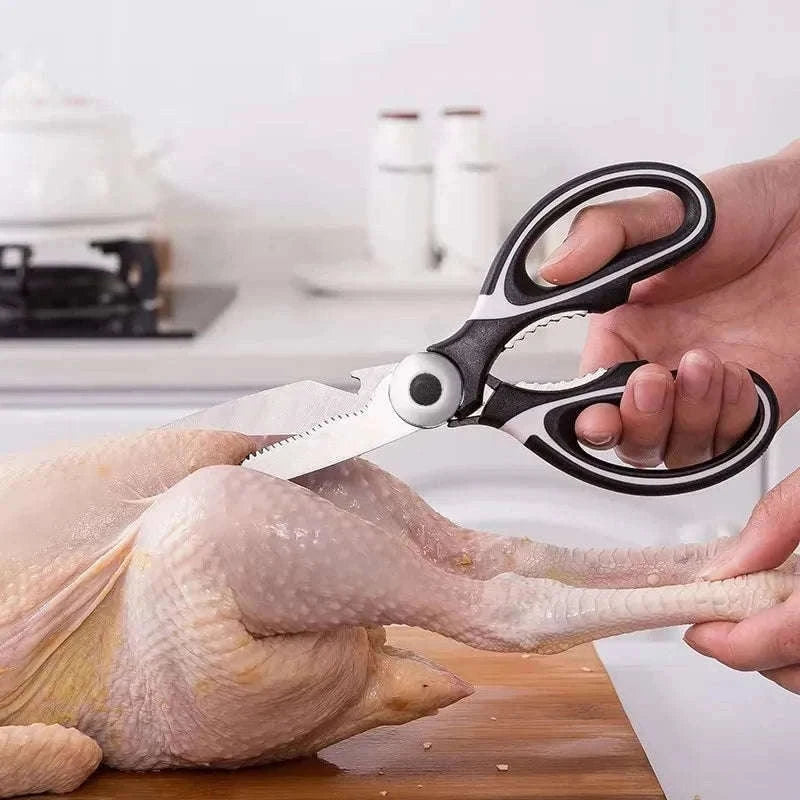 Multifunctional Kitchen Scissors for Faster Food Prep-Stainless stee
