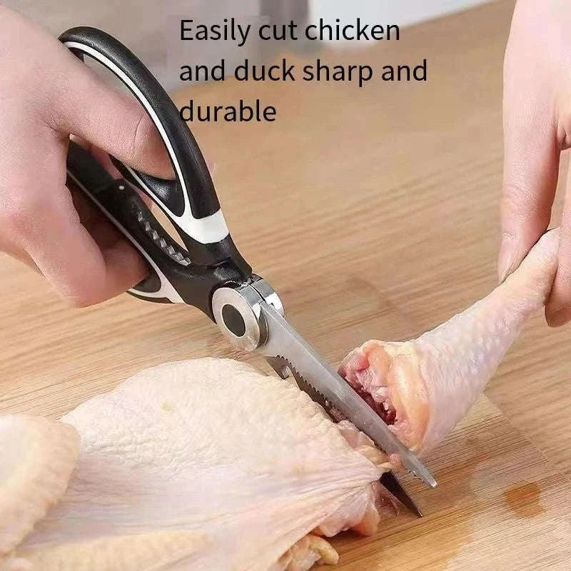 Multifunctional Kitchen Scissors for Faster Food Prep-Stainless stee